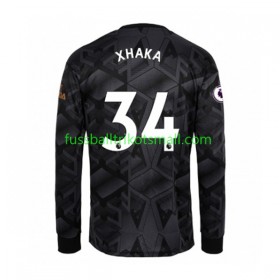 Fußballtrikots Arsenal Granit Xhaka 34 2022-2023 Langarm Auswärts-trikot kaufen